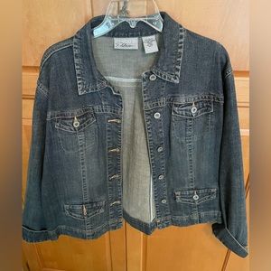 Chico’s Denim Jacket. Size 2 (12/14)